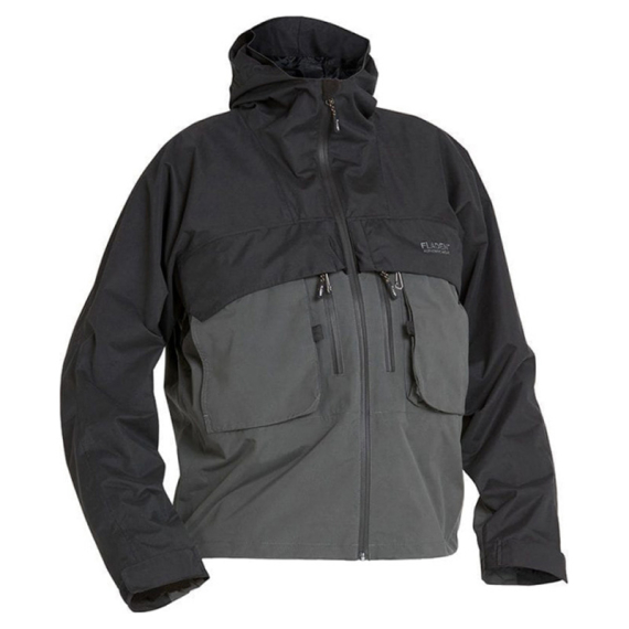 Fladen Authentic Wading Jacket 2.0 Grey/Black i gruppen Kläder & Skor / Kläder / Jackor / Vadarjackor hos Fishline (22-8268-Sr)
