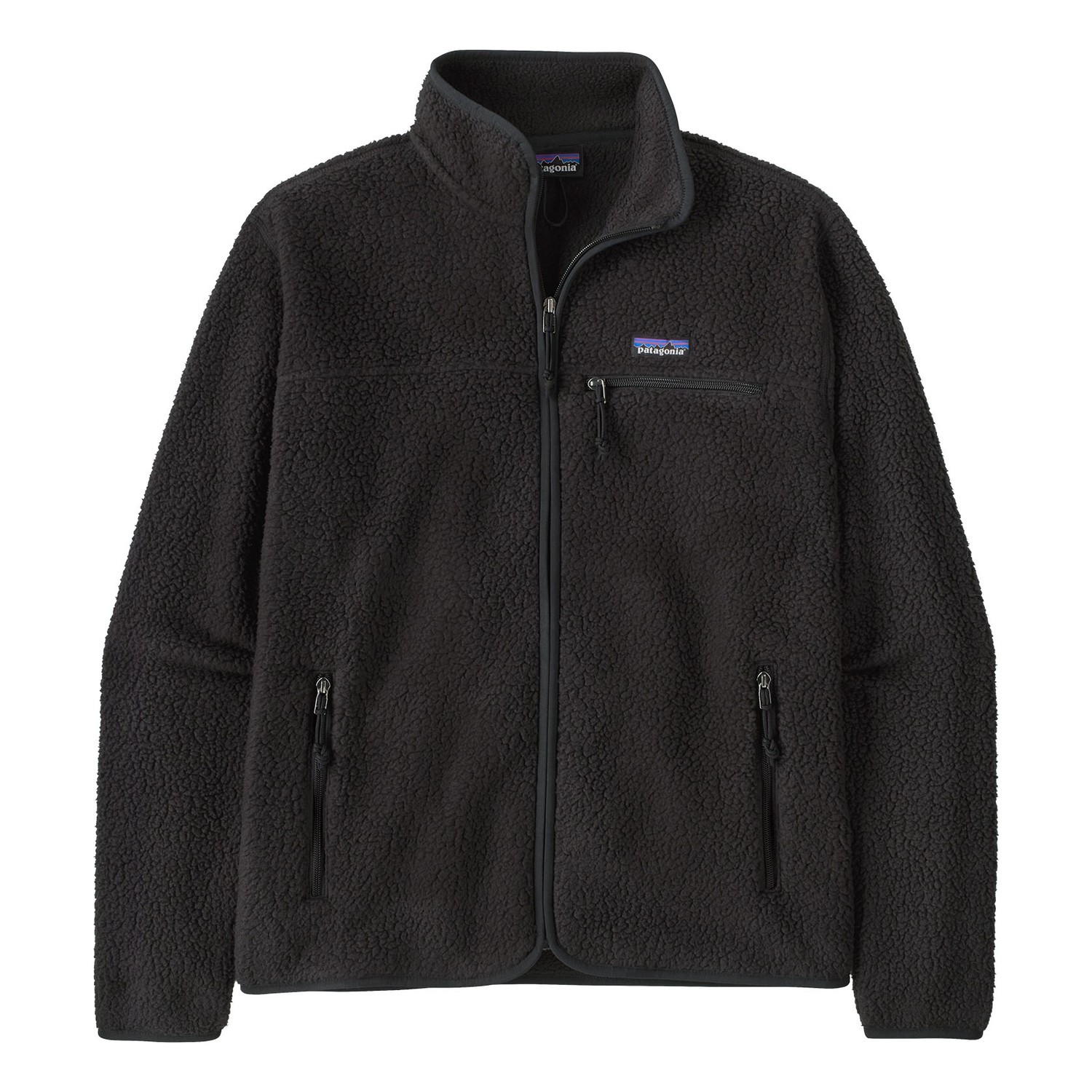 Patagonia M\'s Retro Pile Jacket BLK i gruppen Kläder & Skor / Kläder / Jackor / Fleecejackor hos Fishline (22802-BLK-Sr)