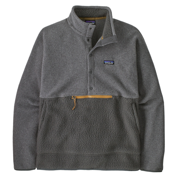 Patagonia M\'s Retro Pile 1/2 Snap P/O, Forge Grey i gruppen Kläder & Skor / Kläder / Tröjor / Fleecetröjor hos Fishline (23205-FGE-Sr)