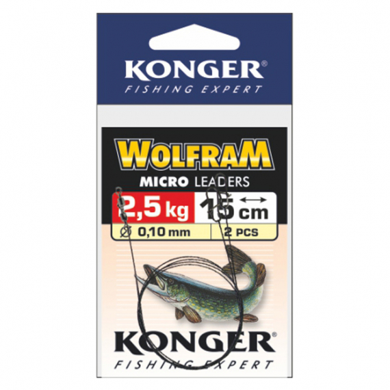 Konger Tungsten Leader (2-pack) i gruppen Krok & Småplock / Tafsar & Tafsmaterial hos Fishline (260215015r)