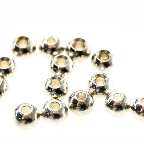 Tungsten Beads 2mm - Silver i gruppen Krok & Småplock / Flugbindning / Flugbindningsmaterial / Ögon hos Fishline (2781-45)