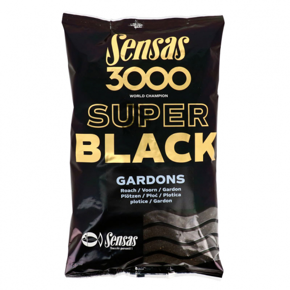 Sensas 3000 Super Black Gardons 1kg i gruppen Fiskedrag / Boilies, Krokbeten & Mäsk / Mäsk / Groundbait hos Fishline (29-11562)