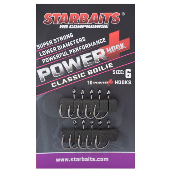 Starbaits Power Hook Classic Boilie Size 6 i gruppen Krok & Småplock / Krok / Specimenkrok hos Fishline (29-34478)