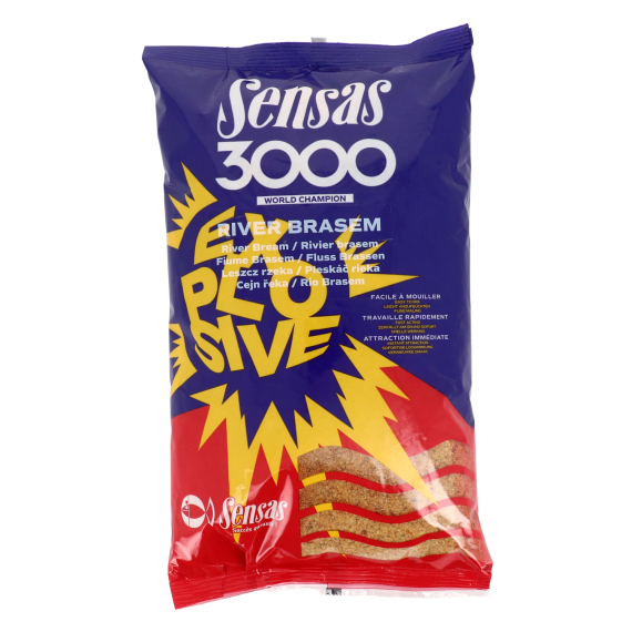 Sensas 3000 Explosive River Brasem 1kg i gruppen Fiskedrag / Boilies, Krokbeten & Mäsk / Mäsk hos Fishline (29-64652)