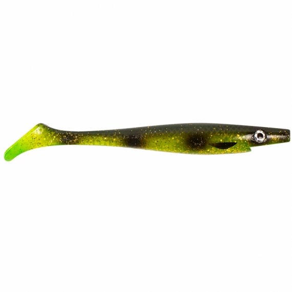 Pig Shad, 23cm, 90g - Olive Spotted Bullhead i gruppen Fiskedrag / Jiggar & Gummibeten / Gäddjiggar hos Fishline (29-SP172A-134)
