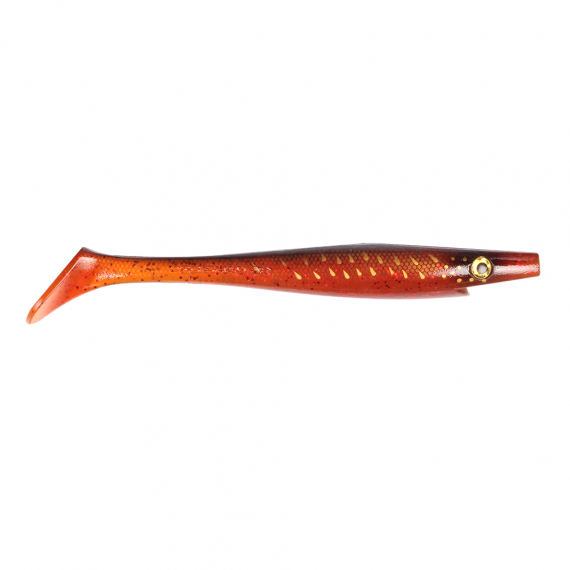 Pig Shad, 23cm, 90g - Red Motoroil Pike UV i gruppen Fiskedrag / Jiggar & Gummibeten / Gäddjiggar hos Fishline (29-SP172A-143)