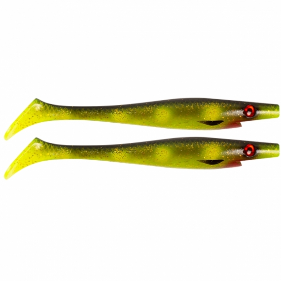 Pig Shad Jr, 20cm, 50g - Hot Spotted Bullhead i gruppen Fiskedrag / Jiggar & Gummibeten / Gäddjiggar hos Fishline (29-SP172C-132)
