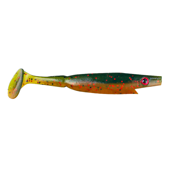 Piglet Shad, 10cm, 7g (6-pack) - Chartreuse Mullet i gruppen Fiskedrag / Jiggar & Gummibeten / Abborrjiggar & Gösjiggar hos Fishline (29-SP172E-C026)