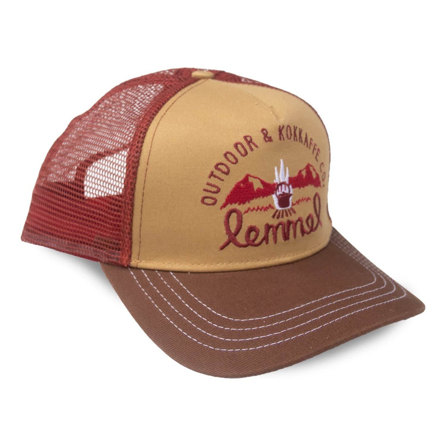 Lemmel Trucker Cap Keep on Truckin Mama Brown/Burgundy i gruppen Kläder & Skor / Kepsar & Huvudbonader / Kepsar hos Fishline (3020201-5832)