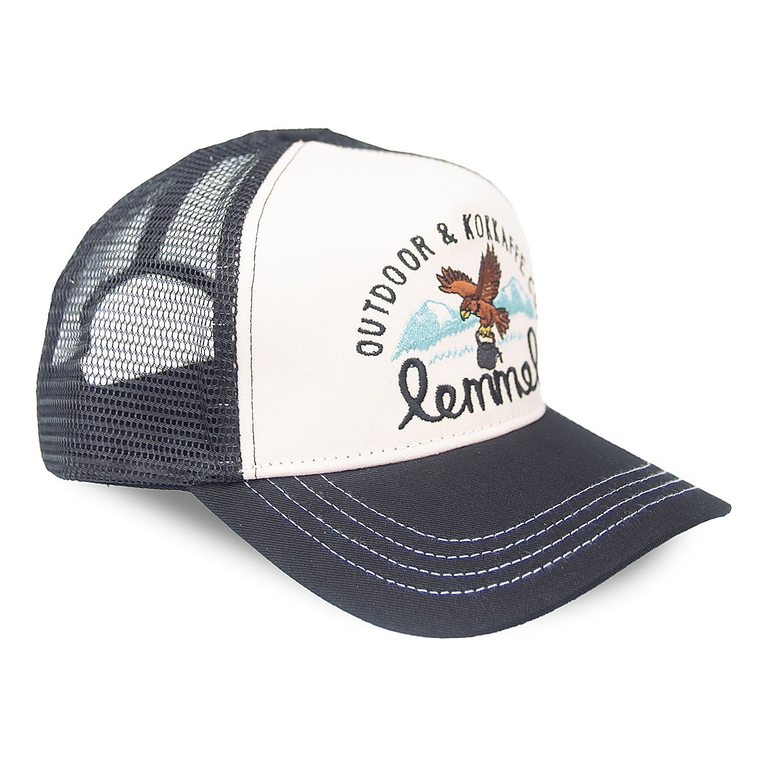Lemmel Trucker Cap Keep on Truckin Mama White/Black i gruppen Kläder & Skor / Kepsar & Huvudbonader / Kepsar hos Fishline (3020202-5432)