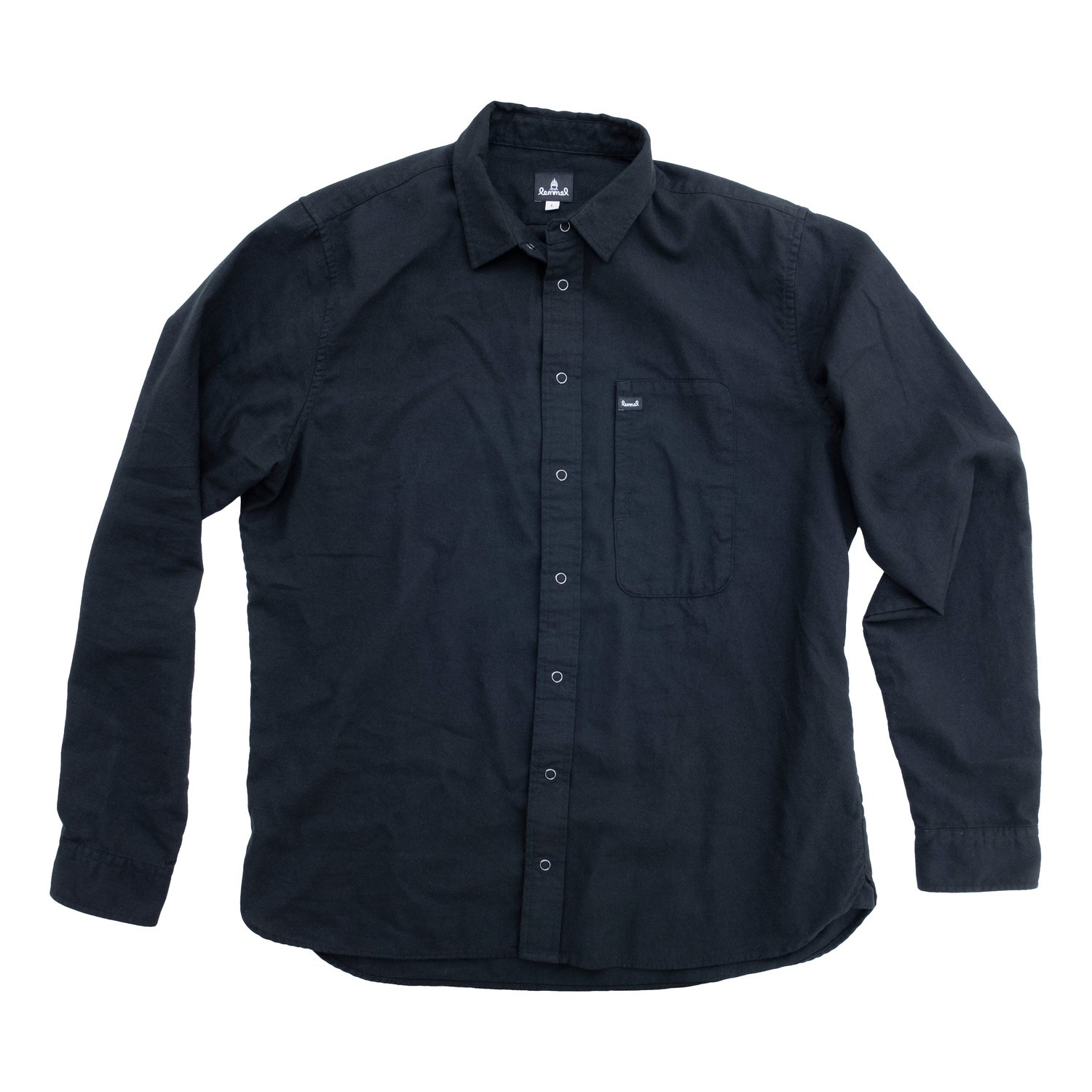 Lemmel Shirt Överboda Flanell Black i gruppen Kläder & Skor / Kläder / Skjortor hos Fishline (3040101-5334r)