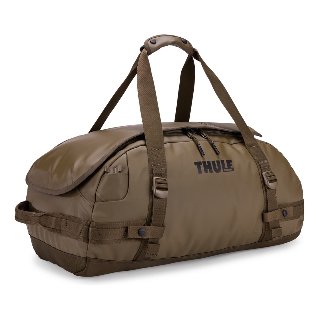 Thule Chasm Recycled Duffel 40L - Deep Khaki i gruppen Förvaring / Duffelbags hos Fishline (3205139)