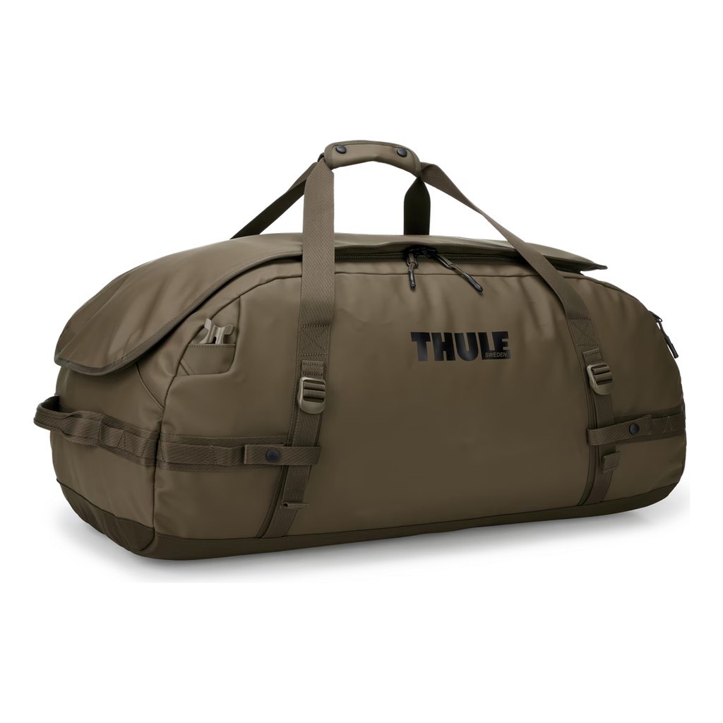 Thule Chasm Recycled Duffel 90L - Deep Khaki i gruppen Förvaring / Duffelbags hos Fishline (3205597)