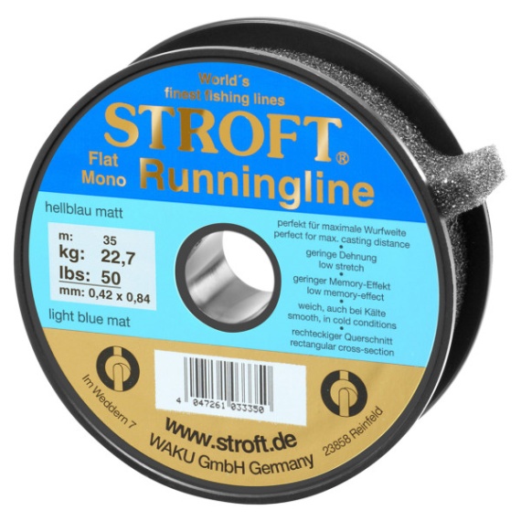 Stroft Runningline - 50lb i gruppen Fiskelinor / Flugfiskelinor / Skjutlinor hos Fishline (3350SR)