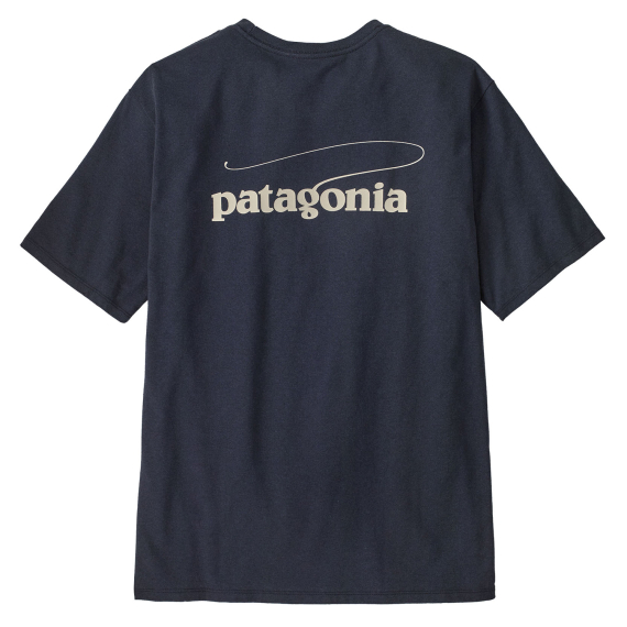 Patagonia M\'s Casting Logo Responsibili-Tee Smolder Blue i gruppen Kläder & Skor / Kläder / T-shirts hos Fishline (37811-SMDB-Lr)