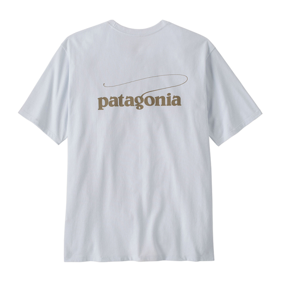 Patagonia M\'s Casting Logo Responsibili-Tee WHI i gruppen Kläder & Skor / Kläder / T-shirts hos Fishline (37811-WHI-Lr)