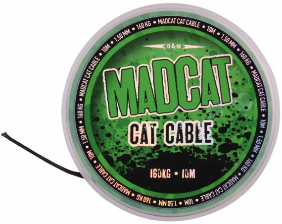 MADCAT - CAT CABLE 10m 1,50mm 160 kg i gruppen Krok & Småplock / Tafsar & Tafsmaterial / Tafsmaterial / Tafsmaterial Braid hos Fishline (3795160)