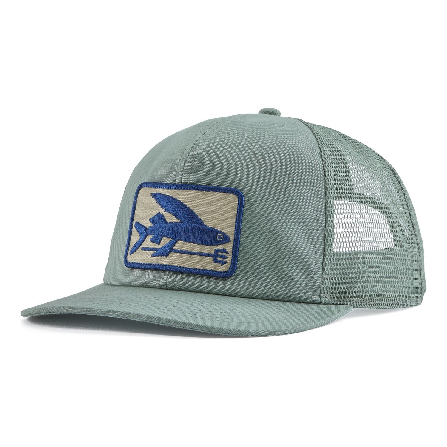 Patagonia Flying Fish Relaxed Trucker Hat CVGR i gruppen Kläder & Skor / Kepsar & Huvudbonader / Kepsar / Truckerkepsar hos Fishline (38229-CVGR-ALL)