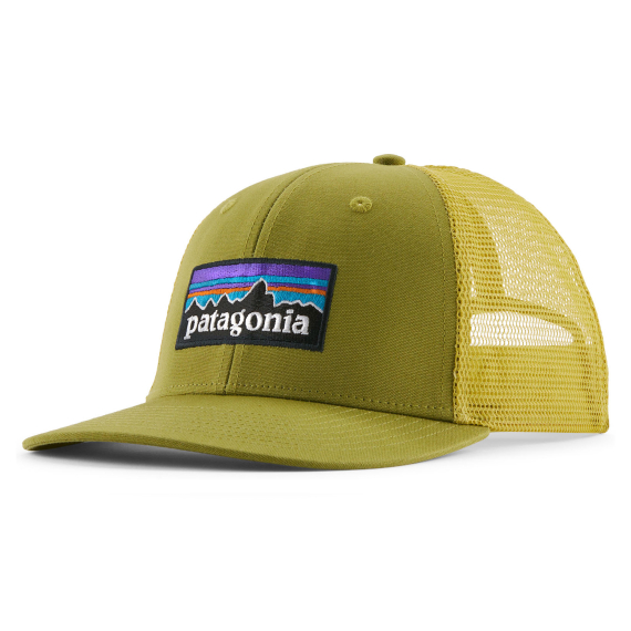 Patagonia P-6 Logo Trucker Hat Graze Green i gruppen Kläder & Skor / Kepsar & Huvudbonader / Kepsar / Truckerkepsar hos Fishline (38289-GRZG-ALL)