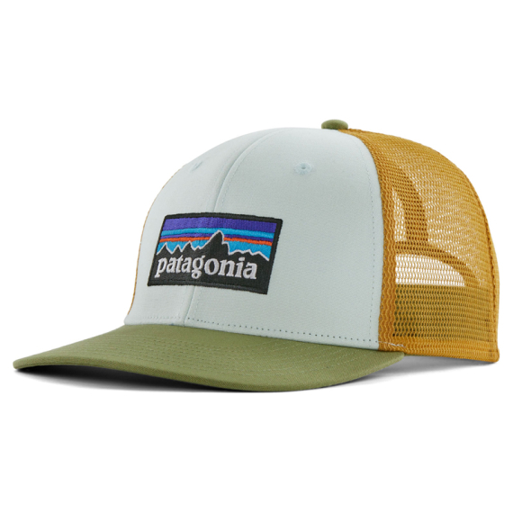Patagonia P-6 Logo Trucker Hat, Wispy Green i gruppen Kläder & Skor / Kepsar & Huvudbonader / Kepsar / Truckerkepsar hos Fishline (38289-WPYG-ALL)