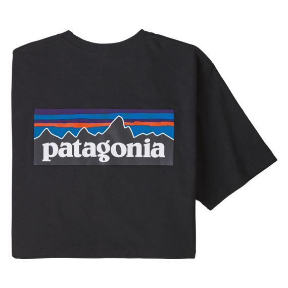 Patagonia M\'s P-6 Logo Responsibili-Tee Black i gruppen Kläder & Skor / Kläder / T-shirts hos Fishline (38504-BLK-Sr)