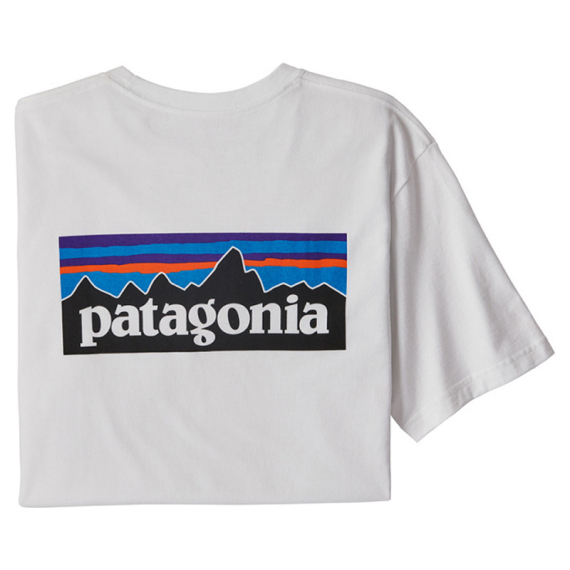 Patagonia M\'s P-6 Logo Responsibili-Tee White i gruppen Kläder & Skor / Kläder / T-shirts hos Fishline (38504-WHI-Sr)