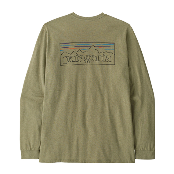Patagonia M\'s L/S P-6 Logo Responsibili-Tee POGM i gruppen Kläder & Skor / Kläder / T-shirts hos Fishline (38518-POGM-Lr)