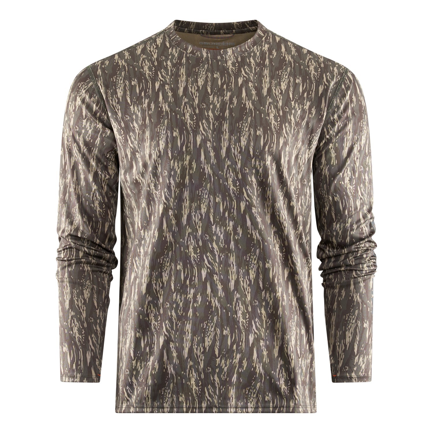 Grundéns Tough Sun Crew Marsch Camo i gruppen Kläder & Skor / UV-kläder hos Fishline (40112-934-0013r)