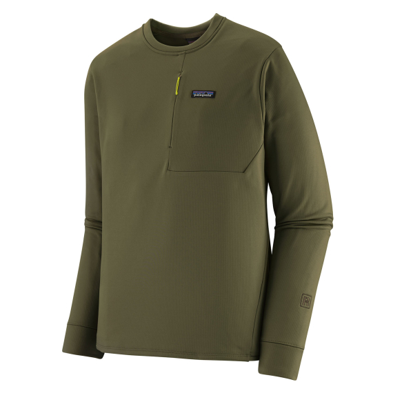 Patagonia M\'s R1 Thermal Crew, Pine Needle Green i gruppen Kläder & Skor / Kläder / Tröjor / Fleecetröjor hos Fishline (40590-PNGR-Sr)
