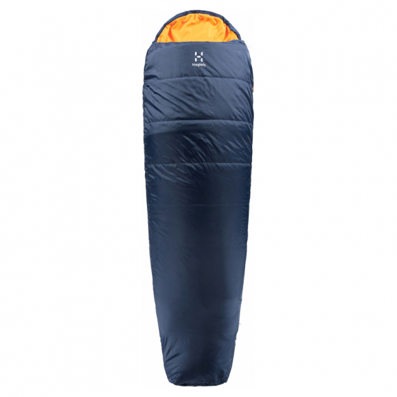 Haglöfs Tarius Lite +8 Midnight Blue/Tangerine - 190cm i gruppen Outdoor / Sovsäckar & Kuddar / Sovsäckar hos Fishline (4162604GW220)