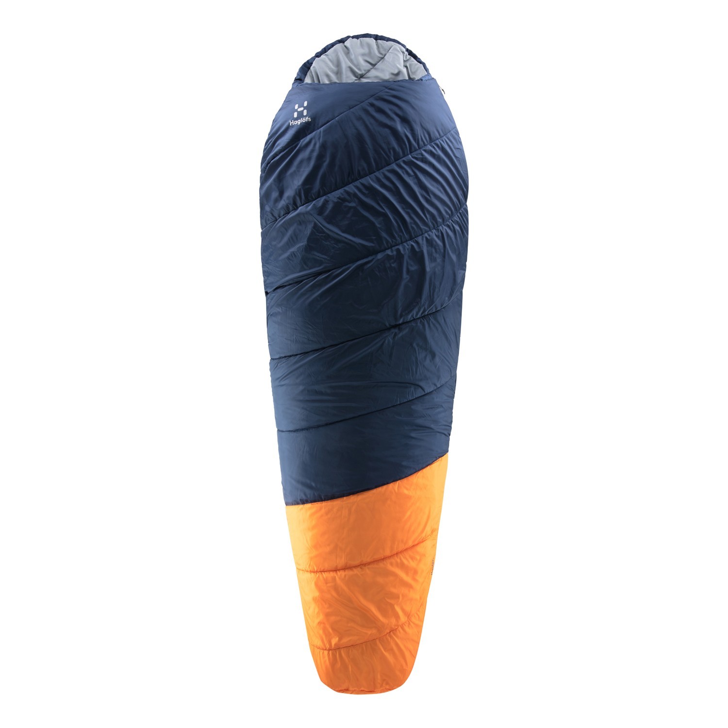 Haglöfs Spacelite +7 Midnight Blue/Tangerine 190L i gruppen Outdoor / Sovsäckar & Kuddar / Sovsäckar hos Fishline (4162904GW220)