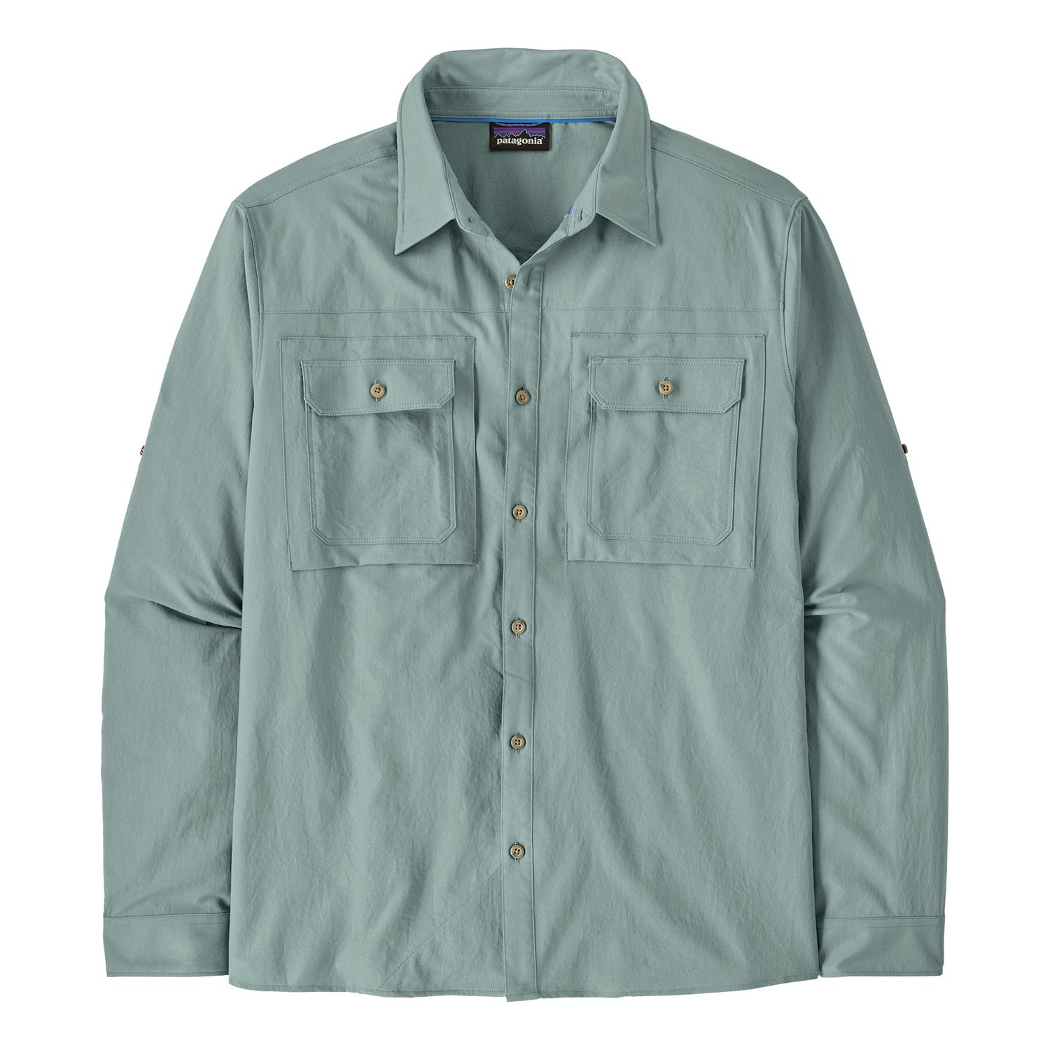 Patagonia M\'s L/S Self Guided Sun Shirt BLSG i gruppen Kläder & Skor / UV-kläder hos Fishline (41825-BLSG-XXLr)
