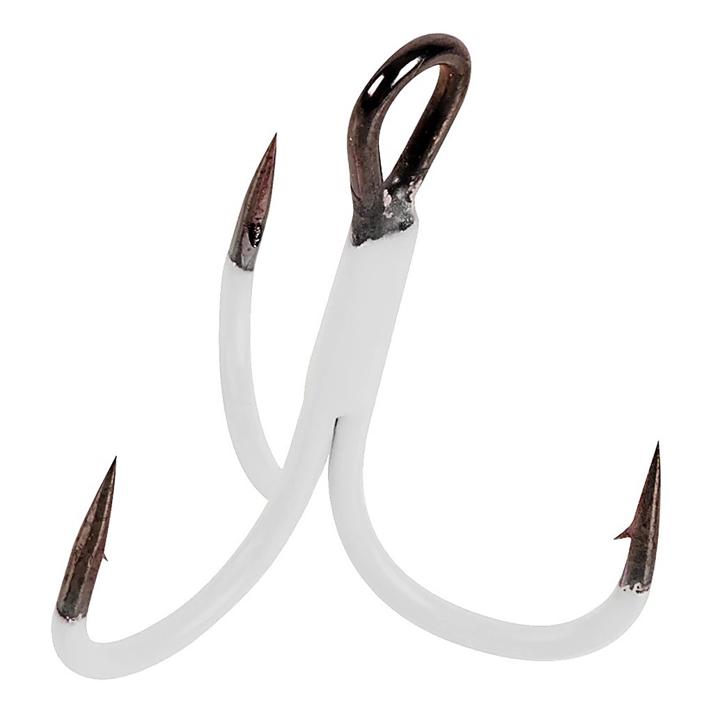 Owner STV-36BW Treble Hook, Ghost White i gruppen Krok & Småplock / Krok / Trekrok hos Fishline (44-5636VW-031r)