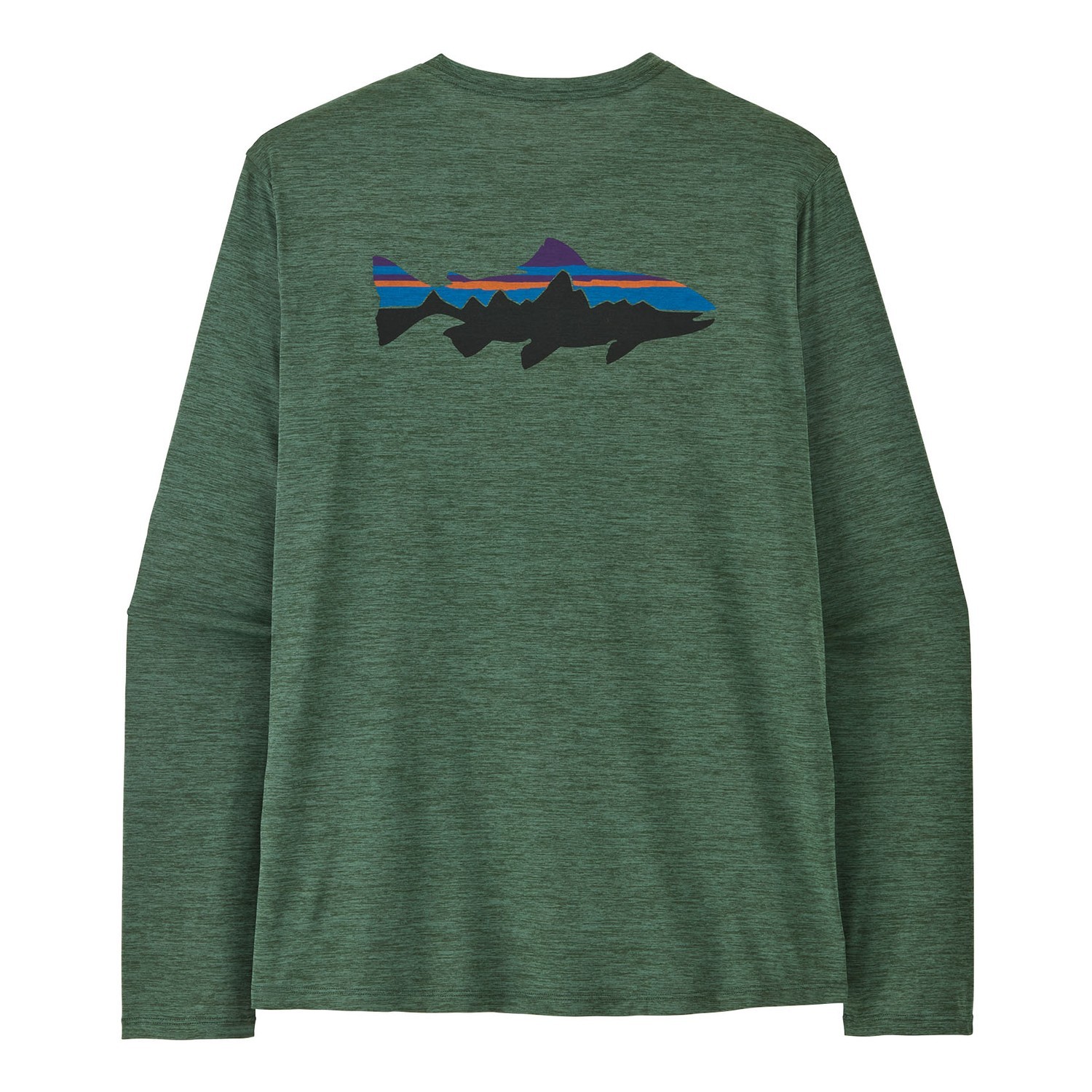 Patagonia M\'s L/S Cap Cool Daily Shirt - Fitz Roy Trout CYGX i gruppen Kläder & Skor / Kläder / Tröjor / Långärmade T-shirts hos Fishline (45452-CYGX-XXLr)