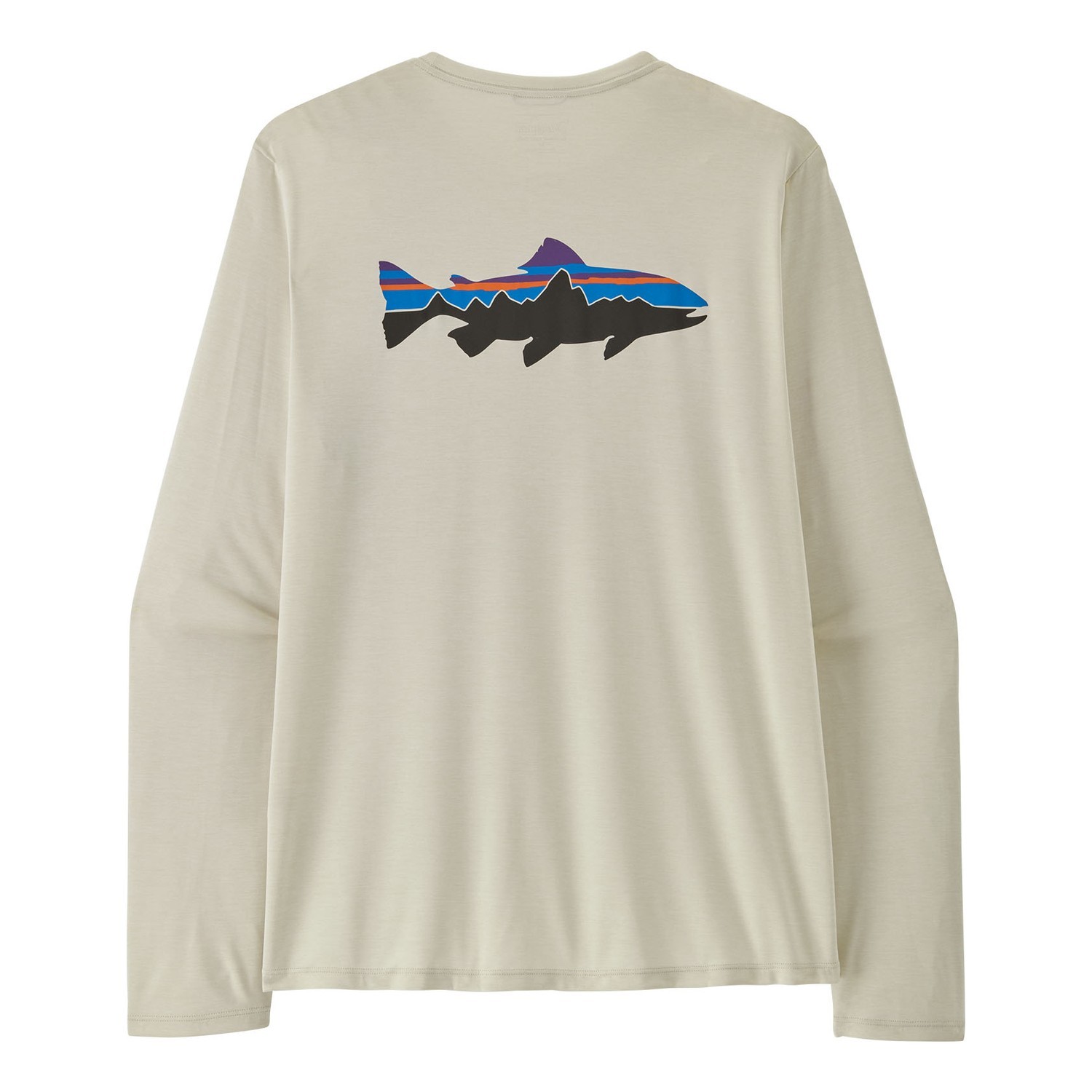 Patagonia M\'s L/S Cap Cool Daily Shirt - Fitz Roy Trout DYWH i gruppen Kläder & Skor / Kläder / Tröjor / Långärmade T-shirts hos Fishline (45452-DYWH-XXLr)