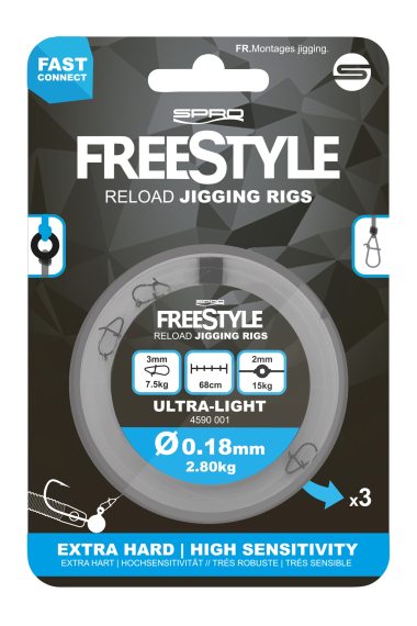 Freestyle Reload Jig Rig i gruppen Krok & Småplock / Färdiga Riggar / Färdiga Abborriggar hos Fishline (45905r)