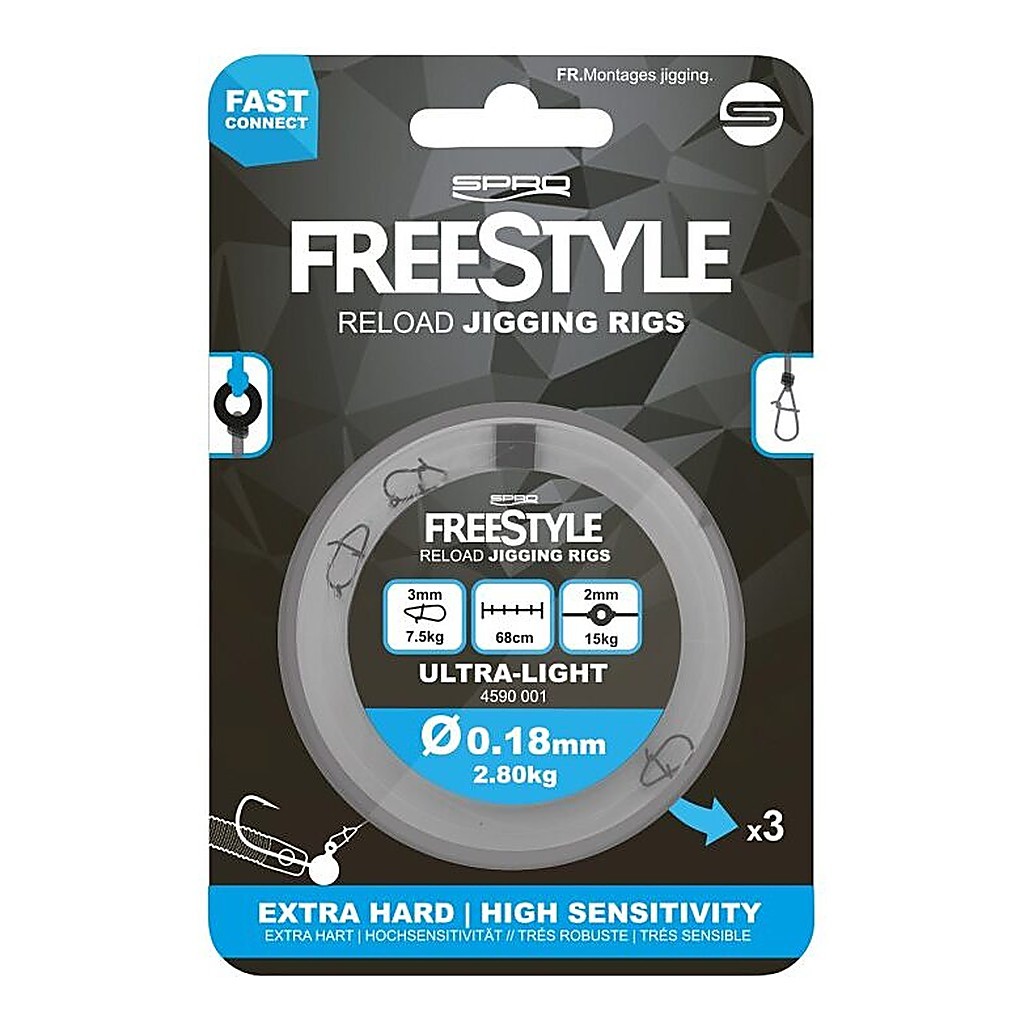 Freestyle Reload Jig Rig i gruppen Krok & Småplock / Färdiga Riggar / Färdiga Abborriggar hos Fishline (45905r)