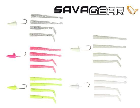 Savage Gear LRF Mini Sandeel Kit 25-pack i gruppen Fiskedrag / Betespaket hos Fishline (47133)