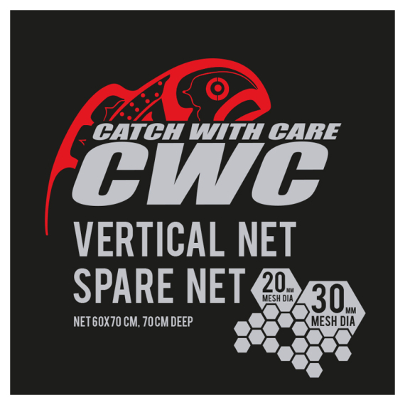 CWC Vertical 70cm, D20/D30 Spare Net i gruppen Verktyg & Tillbehör / Håvar / Håvnät hos Fishline (49-FNETCWC1S)