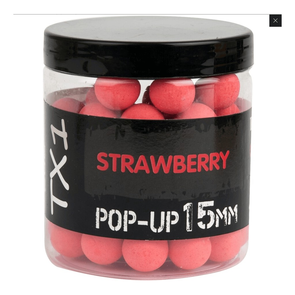 SHIMANO Bait TX1 Pop-up Strawberry Fluoro Red i gruppen Superdeals-se / Paketpris hos Fishline (5000074713DOr)