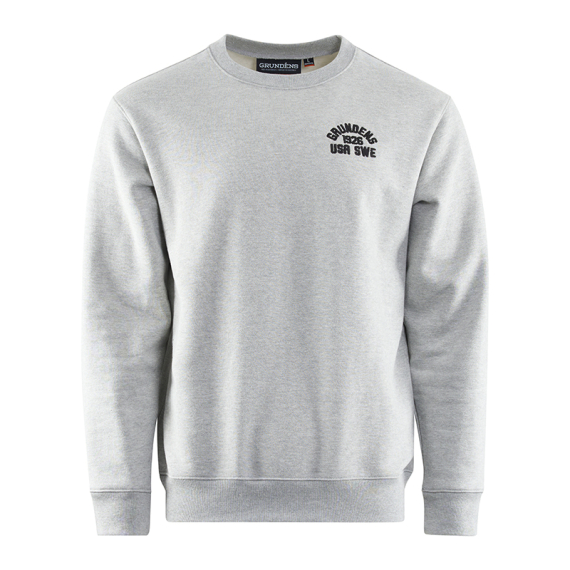 Grundéns 1926 Crew Sweatshirt Athletic Heather i gruppen Kläder & Skor / Kläder / Tröjor / Sweatshirts hos Fishline (50012-033-0014r)