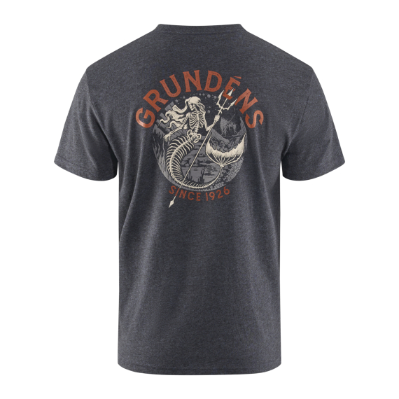 Grundéns Dead Reckoning SS T-Shirt Heather Charcoal i gruppen Kläder & Skor / Kläder / T-shirts hos Fishline (50166-011-0013r)