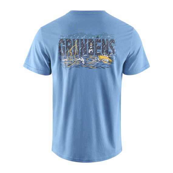 Grundéns Tough Seas SS T-Shirt Captain\'s Blue i gruppen Kläder & Skor / Kläder / T-shirts hos Fishline (50174-494-0013r)