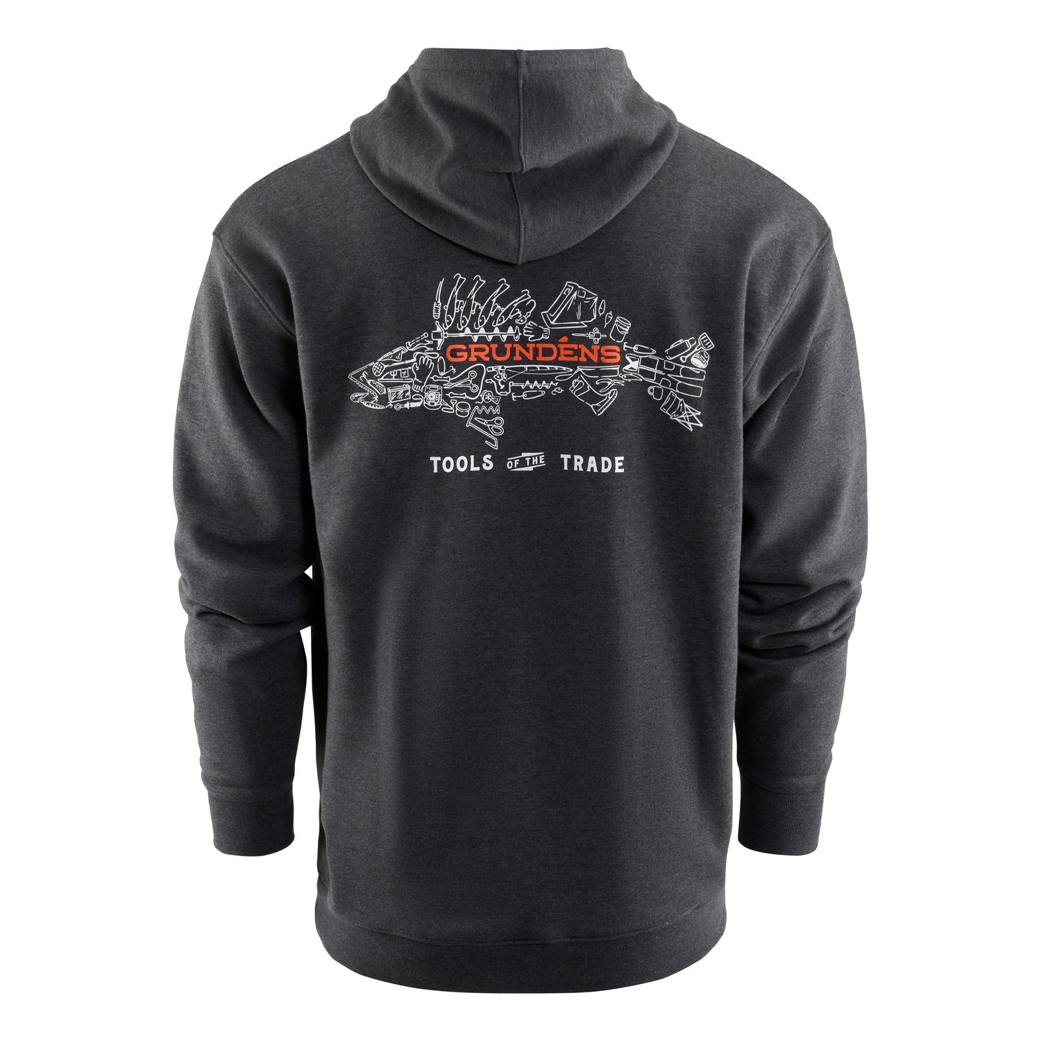 Grundéns Tools of the Trade (Ice) Hoodie Black Heather i gruppen Kläder & Skor / Kläder / Tröjor / Hoodies hos Fishline (50191-004-0013r)