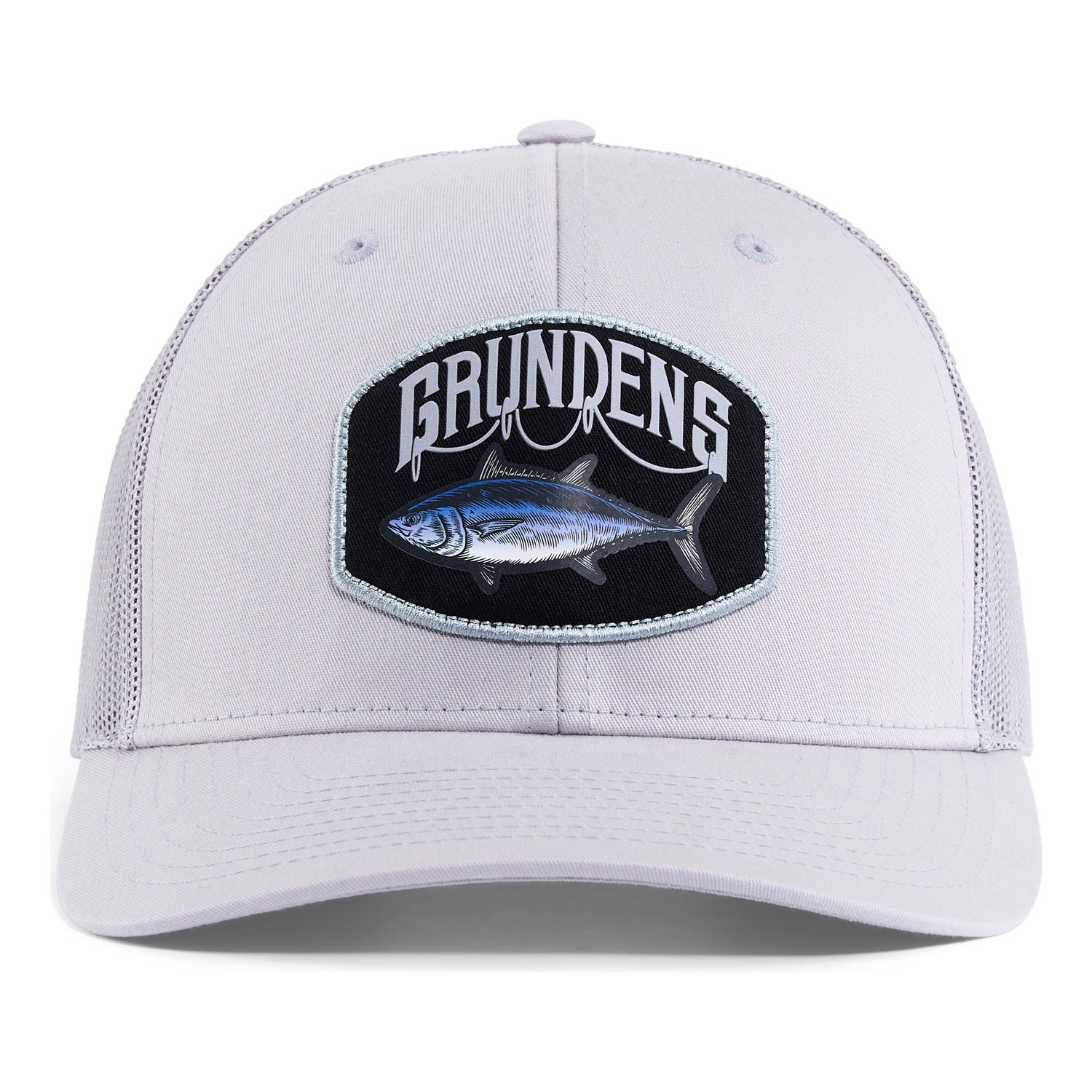 Grundéns Bluefin Trucker Grey Mist i gruppen Kläder & Skor / Kepsar & Huvudbonader / Kepsar / Truckerkepsar hos Fishline (50246-028-0001)