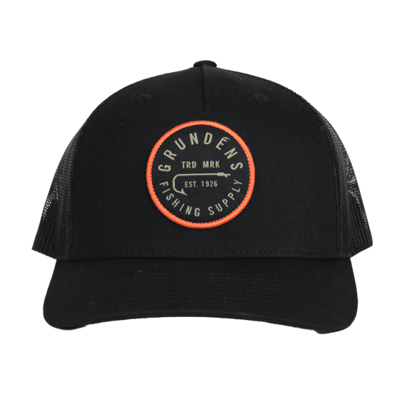 Grundéns Hook Trucker FP Solid Black i gruppen Kläder & Skor / Kepsar & Huvudbonader / Kepsar / Truckerkepsar hos Fishline (50260-010-0001)