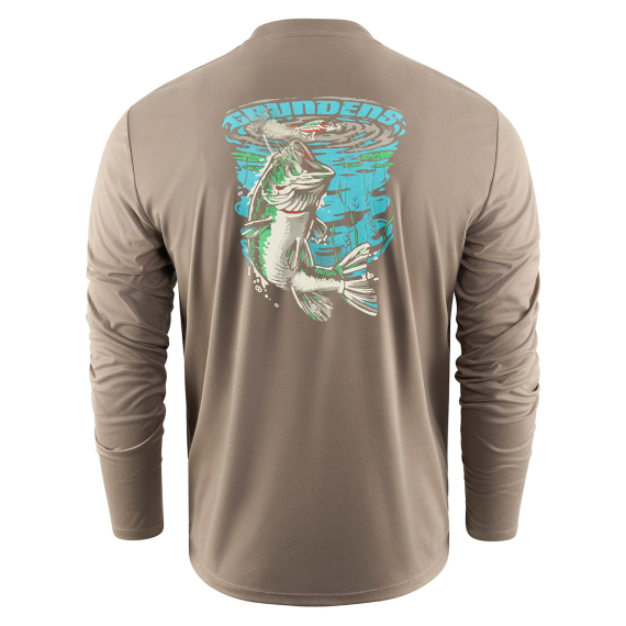 Grundéns Bass Popper LS Tech Tee Otter i gruppen Kläder & Skor / Kläder / Tröjor / Långärmade T-shirts hos Fishline (50333-355-0013r)