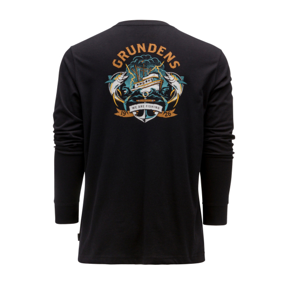 Grundéns Tuna Tattoo LS T-Shirt Black i gruppen Kläder & Skor / Kläder / Tröjor / Långärmade T-shirts hos Fishline (50385-001-0014r)