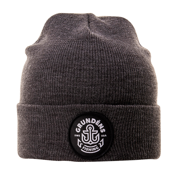 Grundéns Watchhouse Beanie Anchor, Black Heather i gruppen Kläder & Skor / Kepsar & Huvudbonader / Mössor hos Fishline (50386-004-0001)
