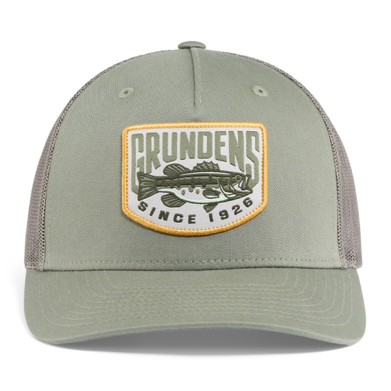 Grundéns Bass Patch Trucker Cap Loden i gruppen Kläder & Skor / Kepsar & Huvudbonader / Kepsar / Truckerkepsar hos Fishline (50397-353-0001)